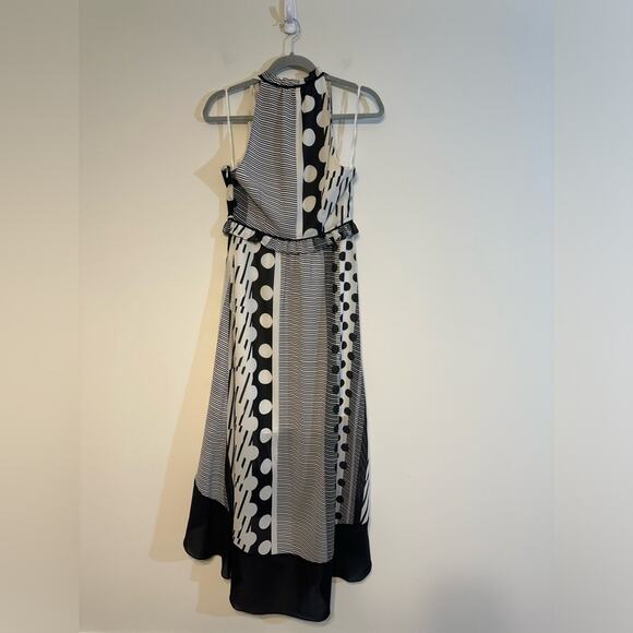 Anthropologie Maeve 4 Channeled Dot Casual high low  Maxi Dress - Picture 3 of 10